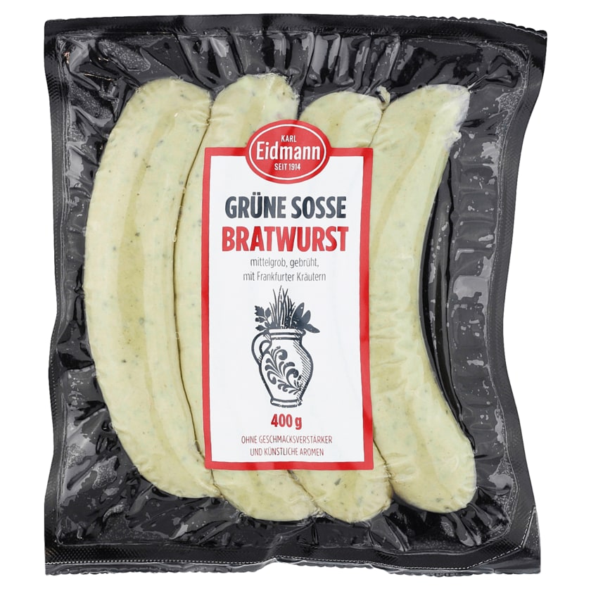 Eidmann Grüne-Soße-Kräuter Bratwurst 4x100g